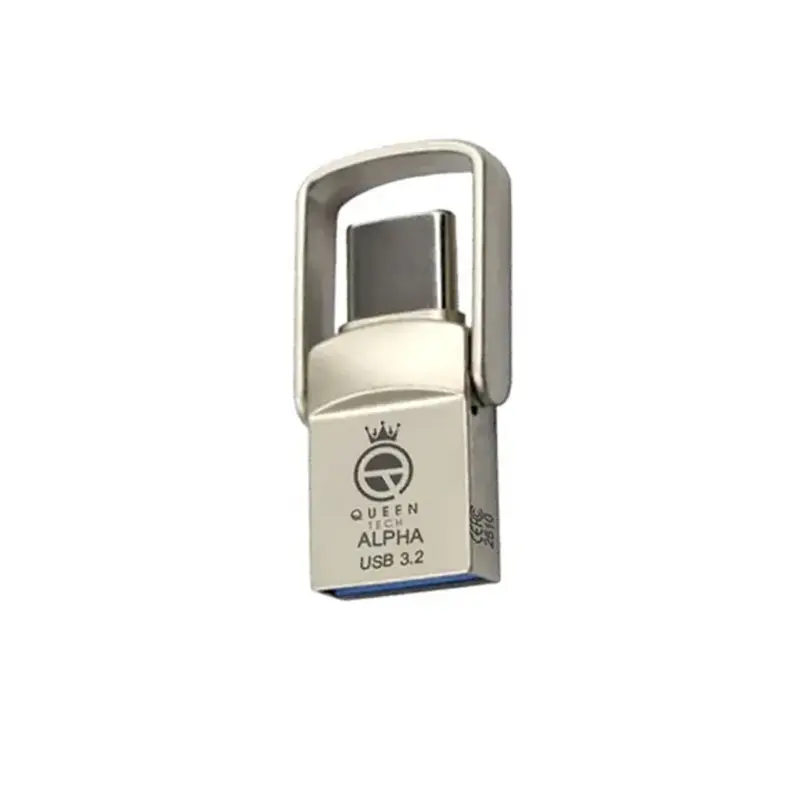 فلش مموری برند کویین تک مدل ALPHA-Type C USB 3.2 ظرفیت 128 گیگابایت